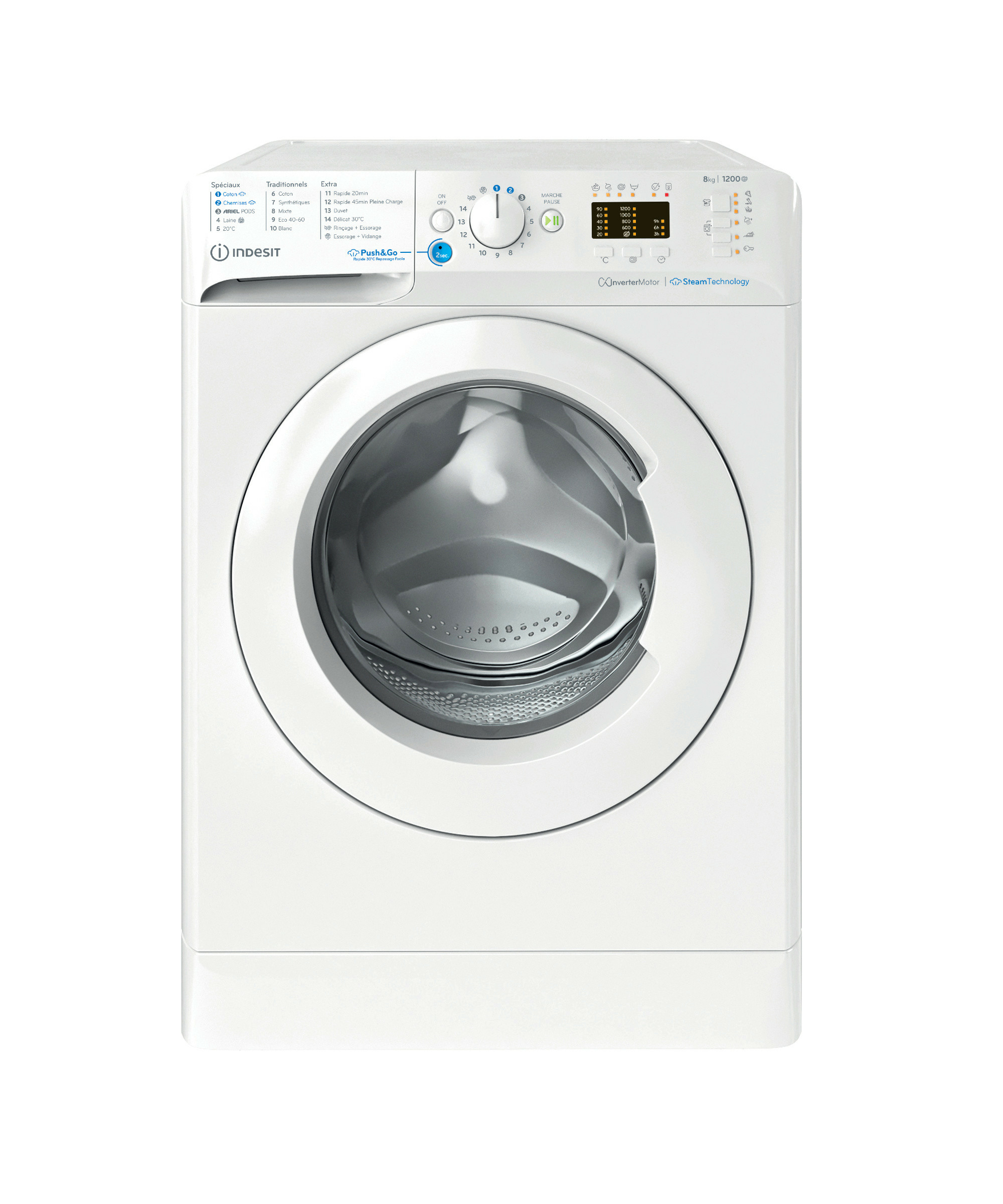 Indesit BWA 81295X WV FR — vue 1 sur 2