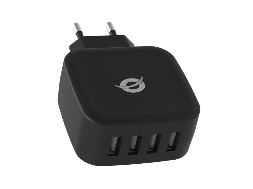 Conceptronic ALTHEA04B mobile device charger Universal Black AC Indoor – image 2