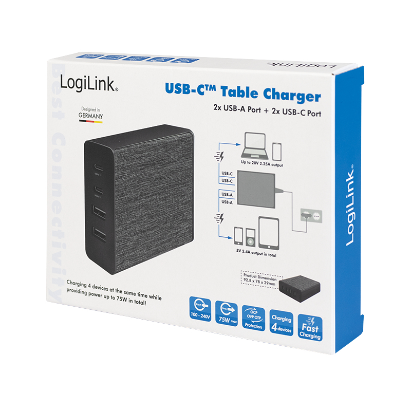 LogiLink PA0232 mobile device charger Universal Black AC Indoor – image 8