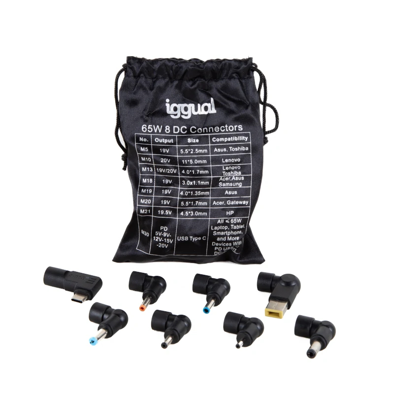 iggual CUA-C-8T-65W power adapter/inverter Indoor Black – image 5