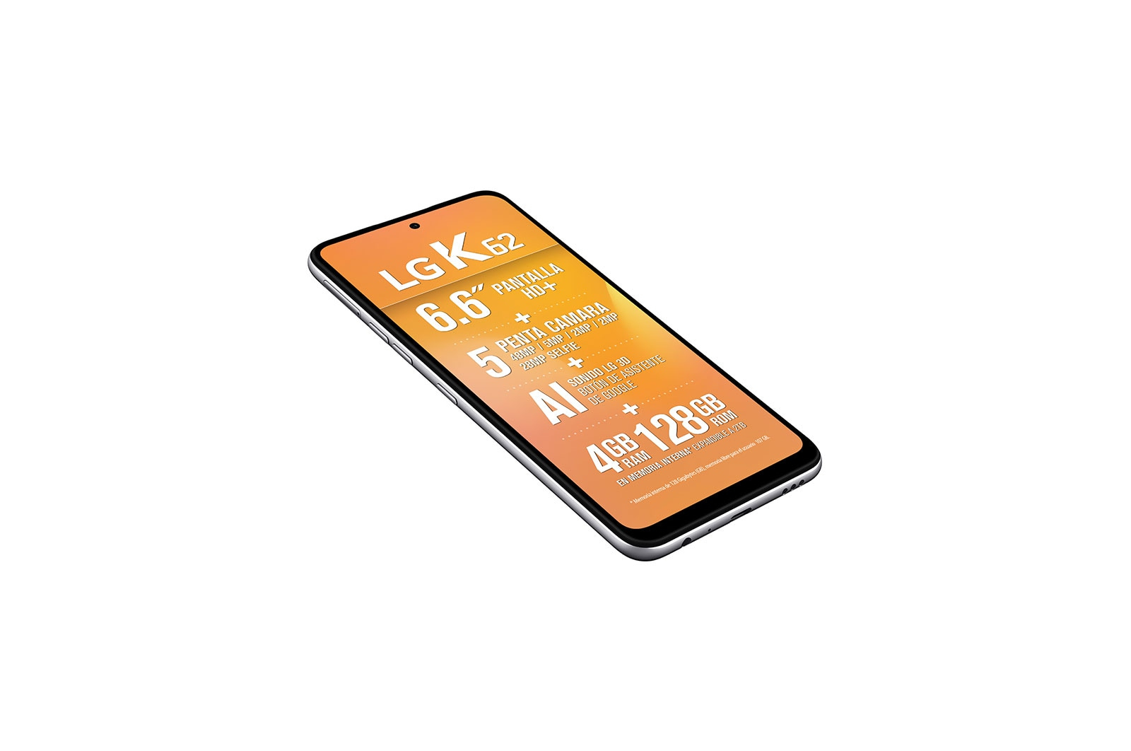LG K62 16.8 cm (6.6") Android 10 4G 4 GB 128 GB 4000 mAh White – image 9