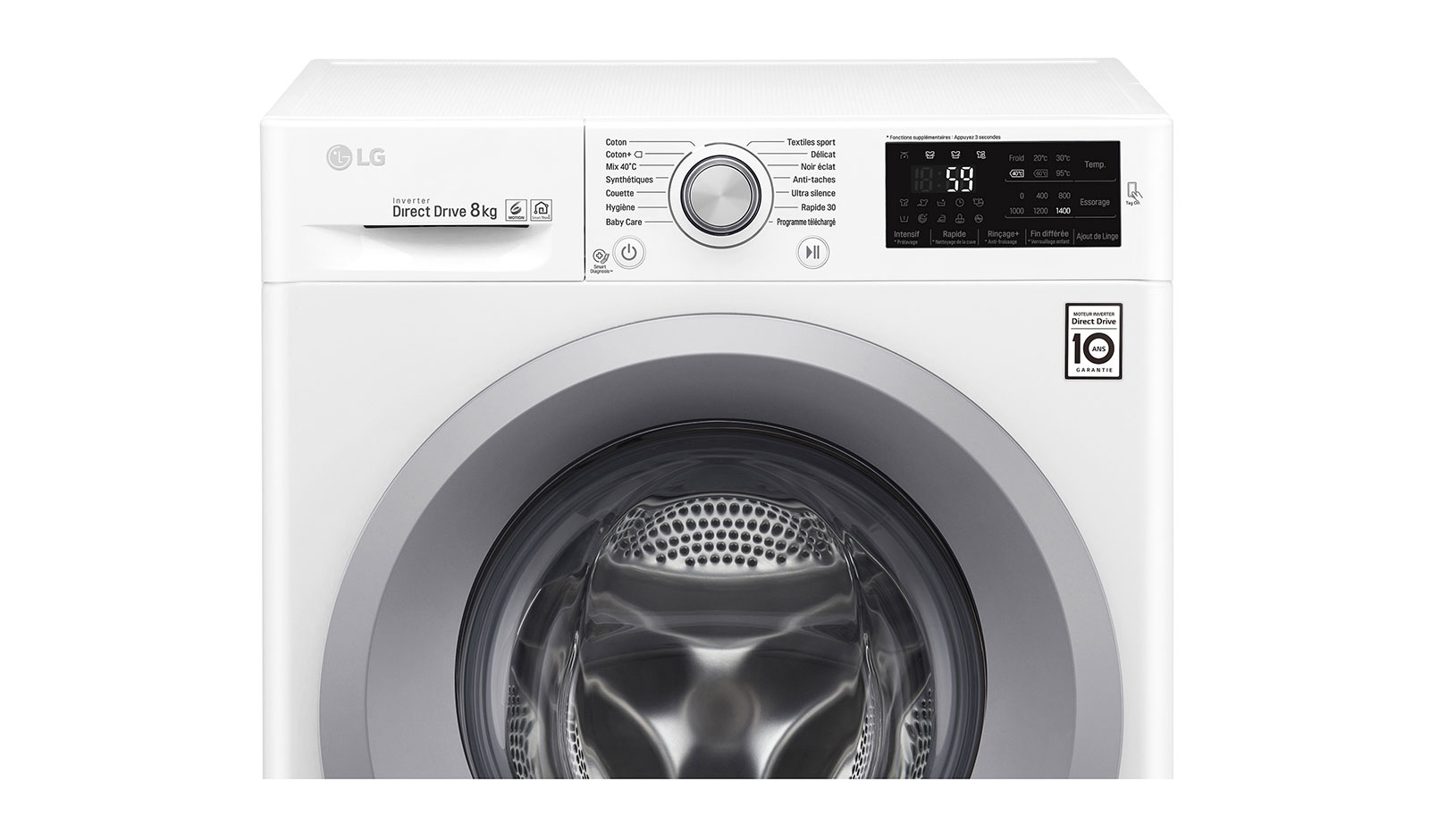 LG F84J54WH washing machine Front-load – image 3