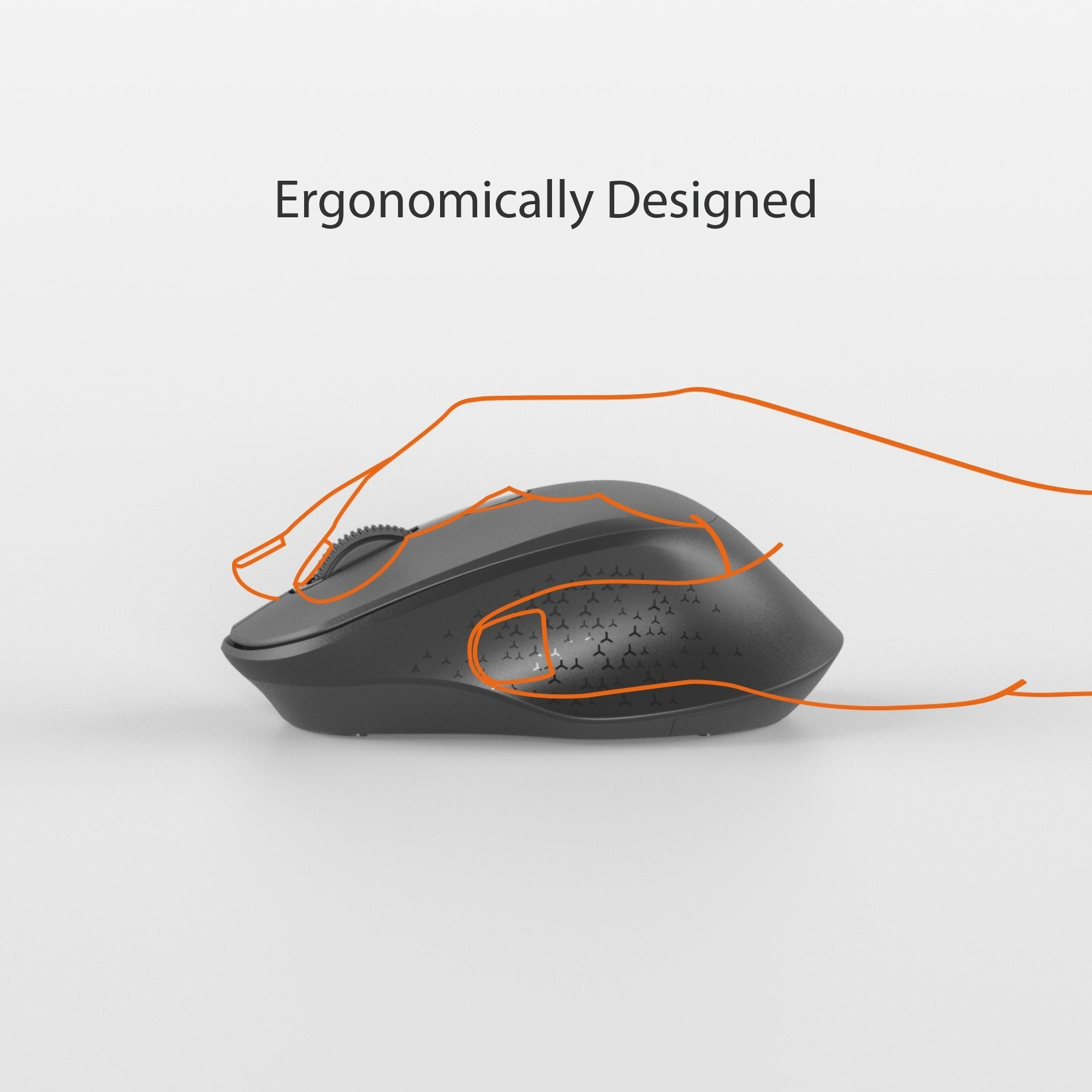 j5create JIKMW115 keyboard Mouse included Office RF Wireless Black – image 5