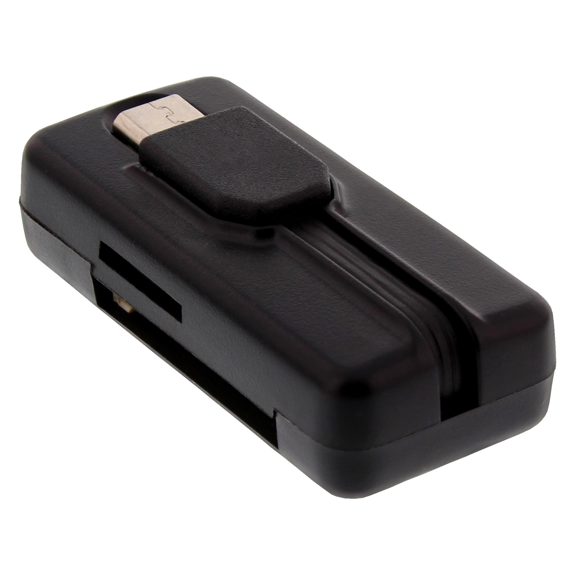 InLine OTG Card Reader Dual Flex for SD, micro SD w/ USB Port and 2 Card Slots – image 2