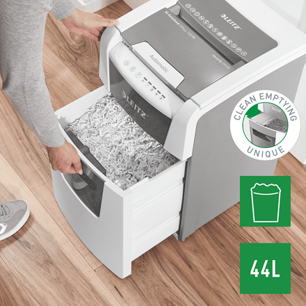 Leitz IQ Autofeed Office 150 Automatischer Aktenvernichter Mikroschnitt P5 – Foto 10 von 11