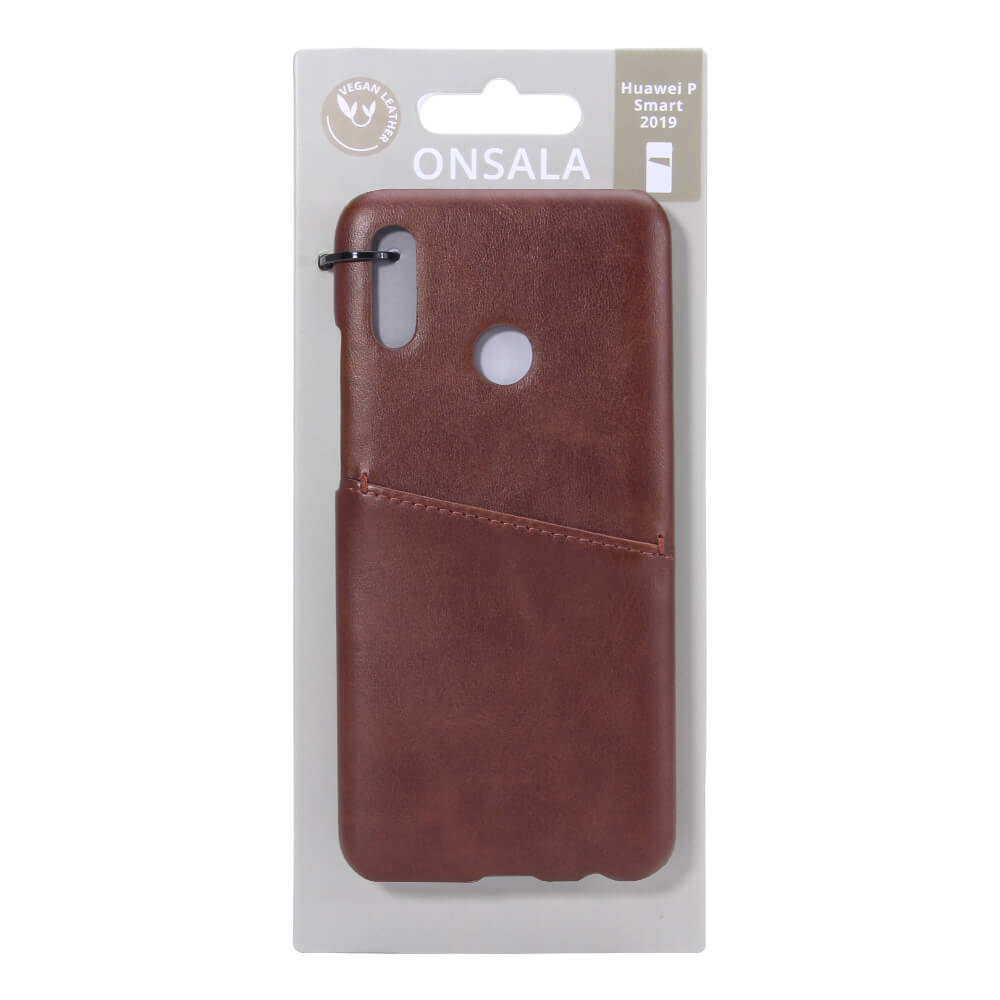 Onsala Mobilecover Brown Huawei P Smart 2019 Creditcard Pocket – image 2