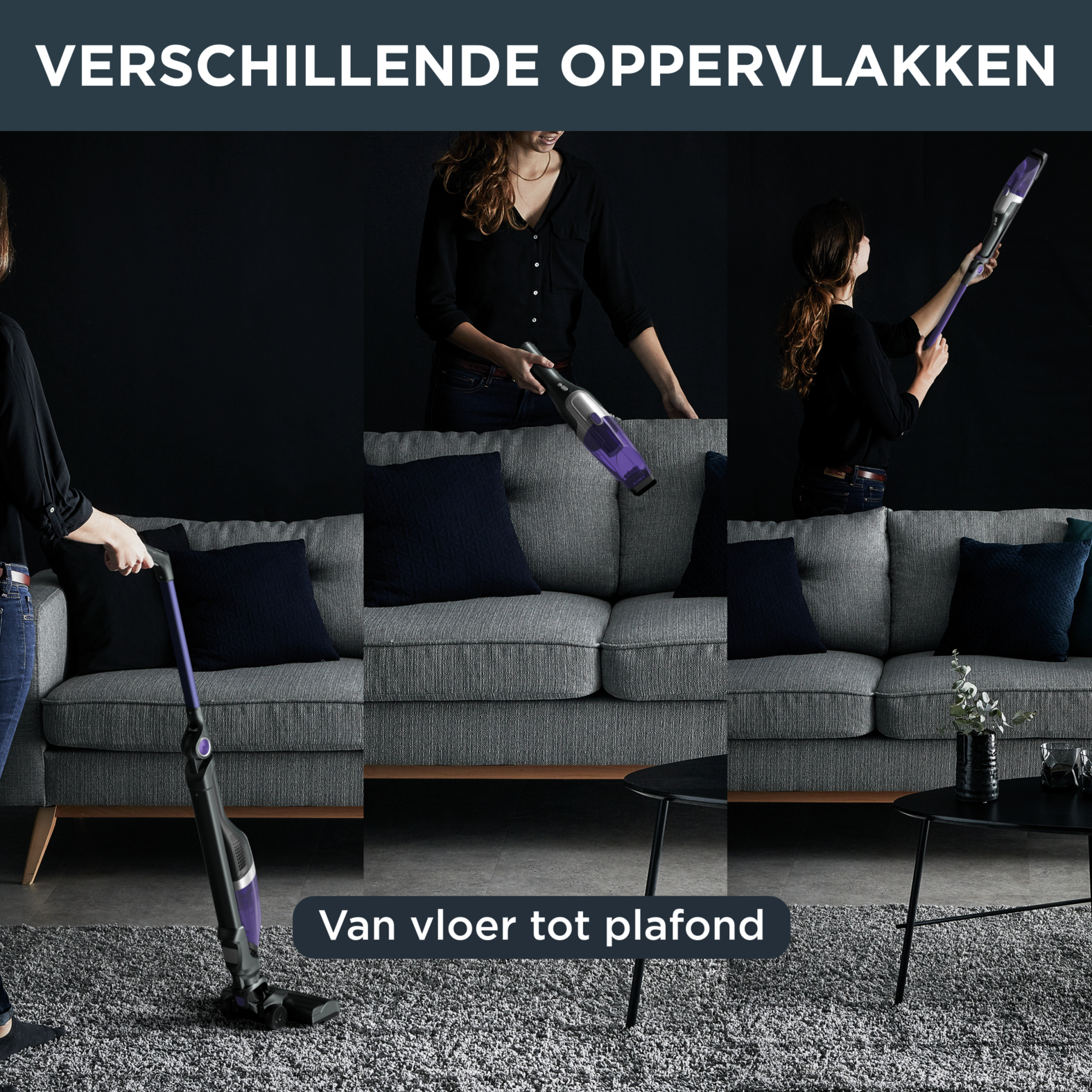 Rowenta X-Trem Compact RH1238 Stick vacuum Battery Dry Bagless – image 4