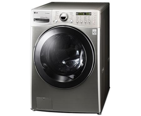 LG WD-1755RDS washer dryer Freestanding Front-load Stainless steel – image 2