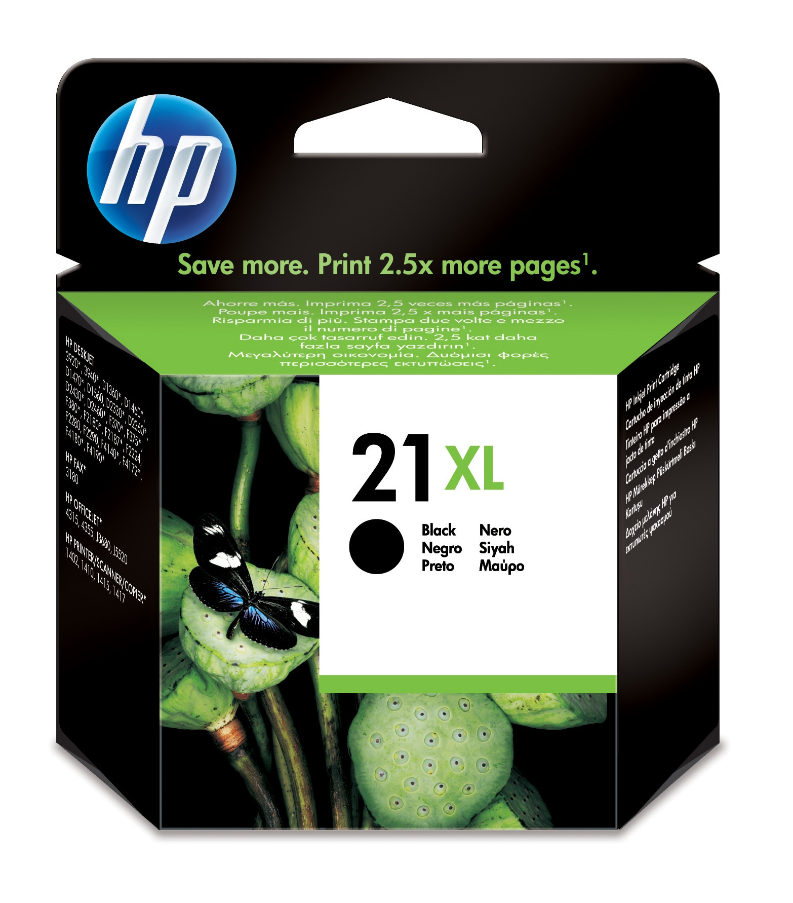 HP 21XL High Yield Black Original Ink Cartridge