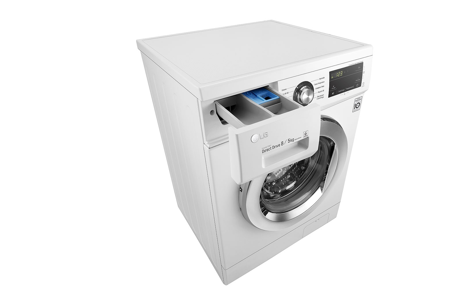 LG F4J3TM5WE washer dryer Freestanding Front-load White – image 7