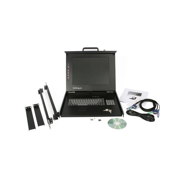 StarTech.com 1U 15" Rackmount LCD Console - USB + PS/2 – image 5