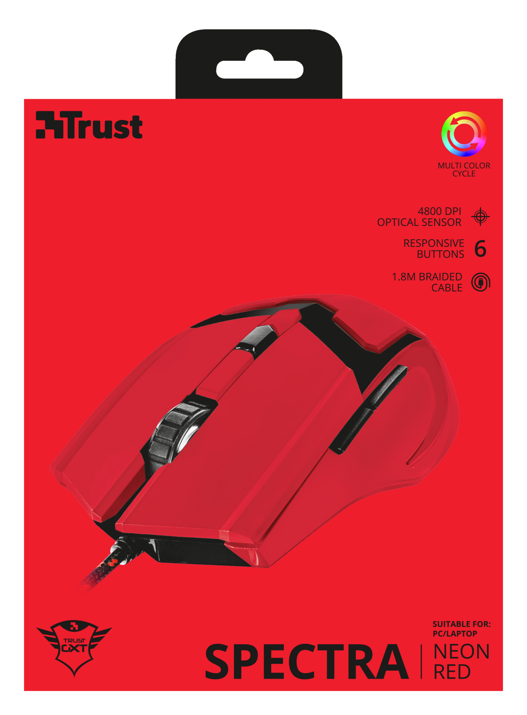 Trust 22391 mouse Gaming Right-hand USB Type-A Optical 4800 DPI – image 5