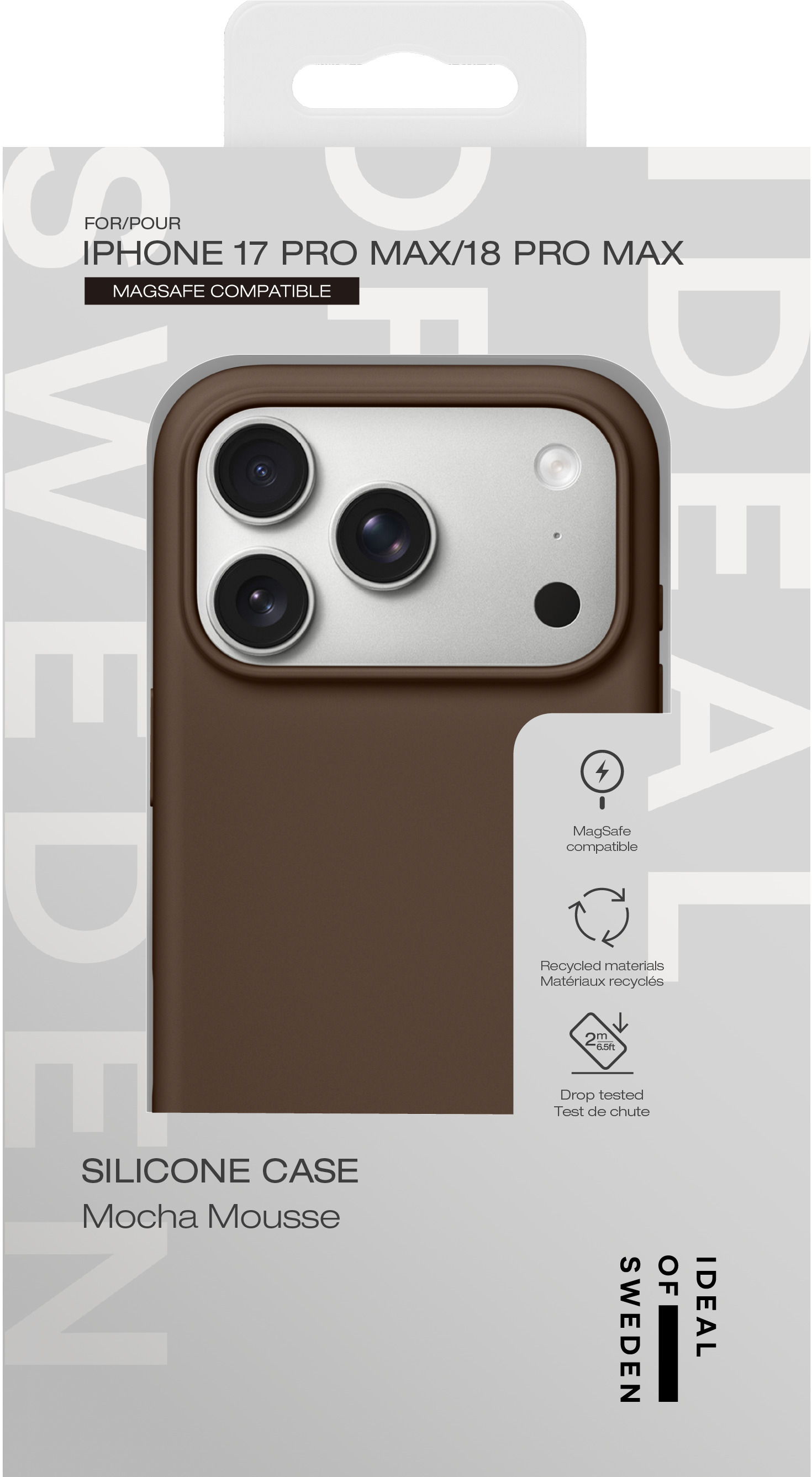 iDeal of Sweden Silicone Case MagSafe iPhone 17 Pro Max / 18 Pro Max Mocha Mousse – image 5