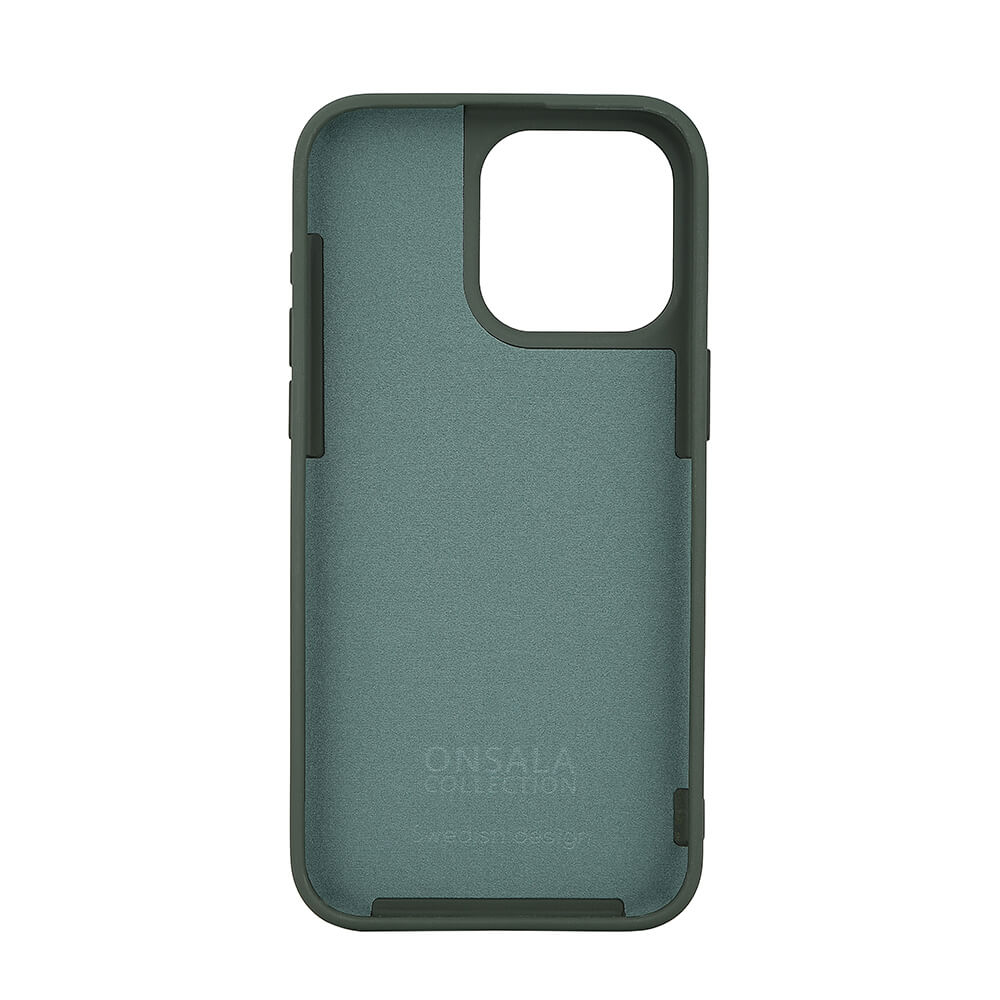 Onsala Phone Case with Silicone Feel MagSeries Olive Green - iPhone 15 Pro Max – image 3
