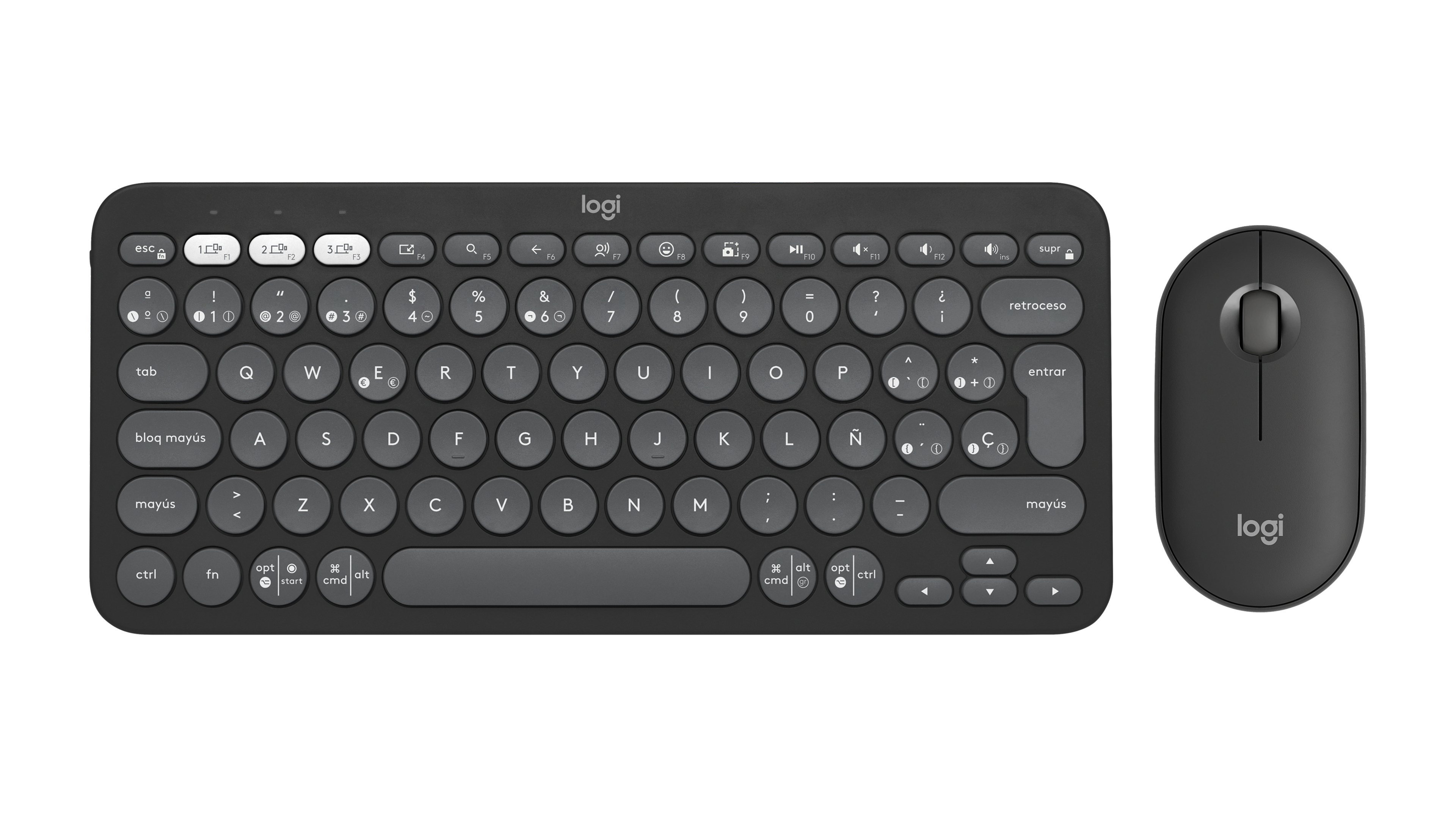 PEBBLE 2 COMBO TONAL GRAPHITE ESP 2.4GHZ/BT 412 UNI V.