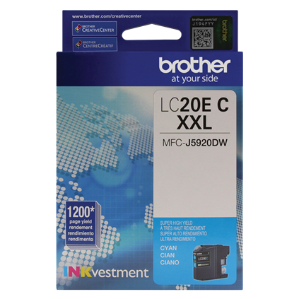 Brother LC20EC ink cartridge 1 pc(s) Original Extra (Super) High Yield Cyan – image 4