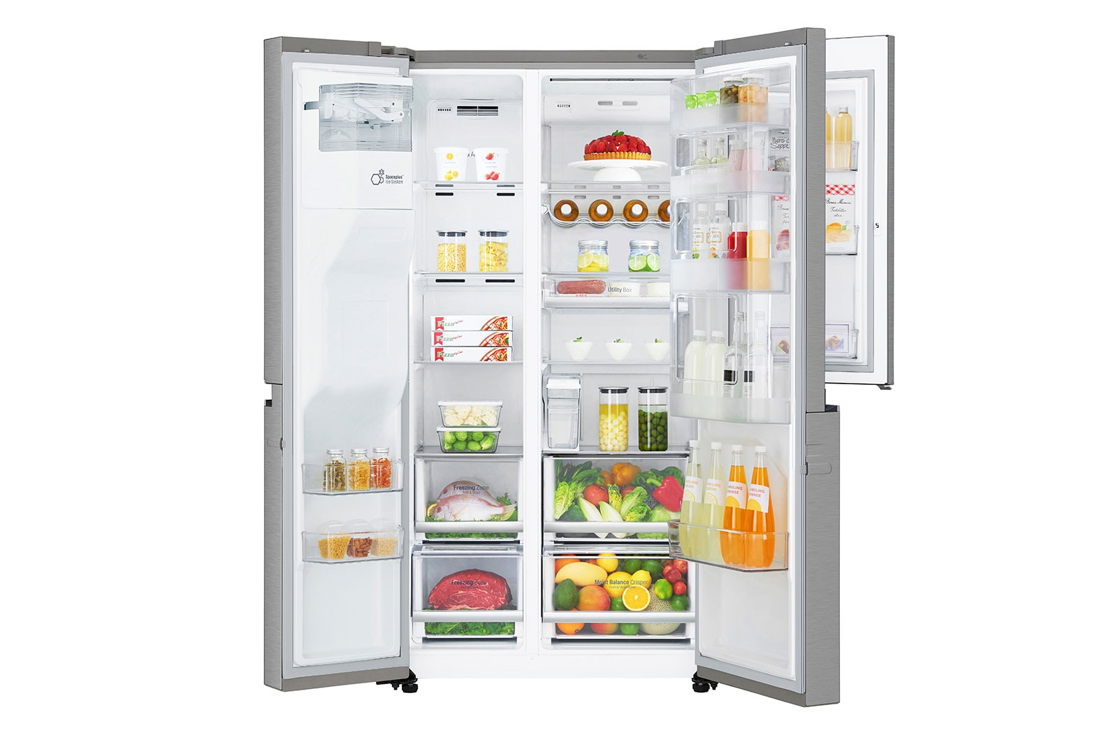 LG GSJ761PZEE side-by-side refrigerator Freestanding – image 3