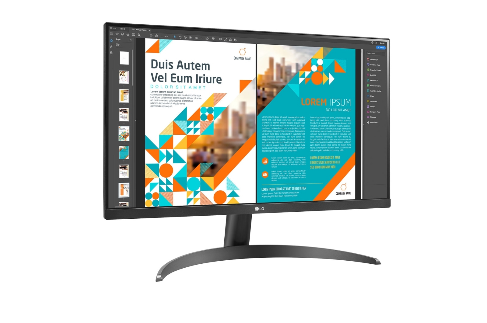 LG 24QP500-B computer monitor – image 3