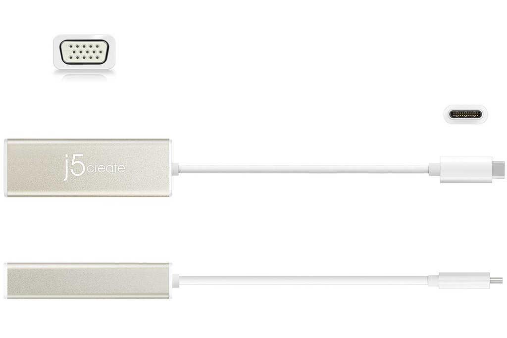j5create JCA111 USB Type-C to VGA Adapter – image 3