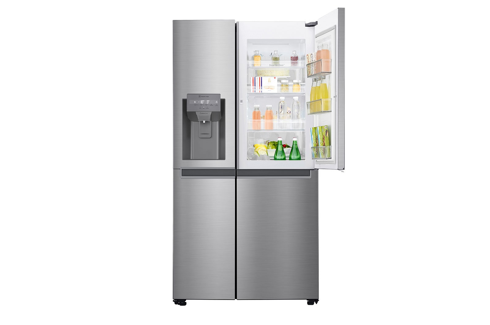 LG GSJV31PZXF side-by-side refrigerator Freestanding – image 2