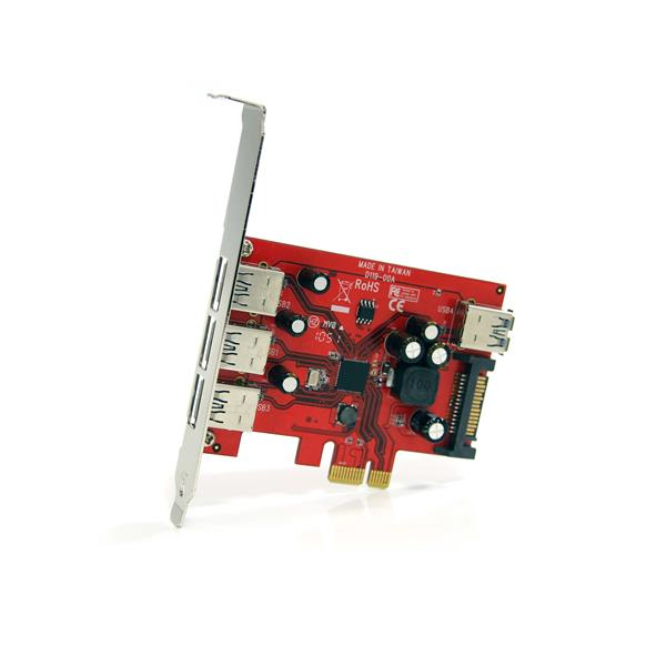 StarTech.com 4 Port SuperSpeed USB 3.0 PCI Express Card with UASP - SATA Power – image 2