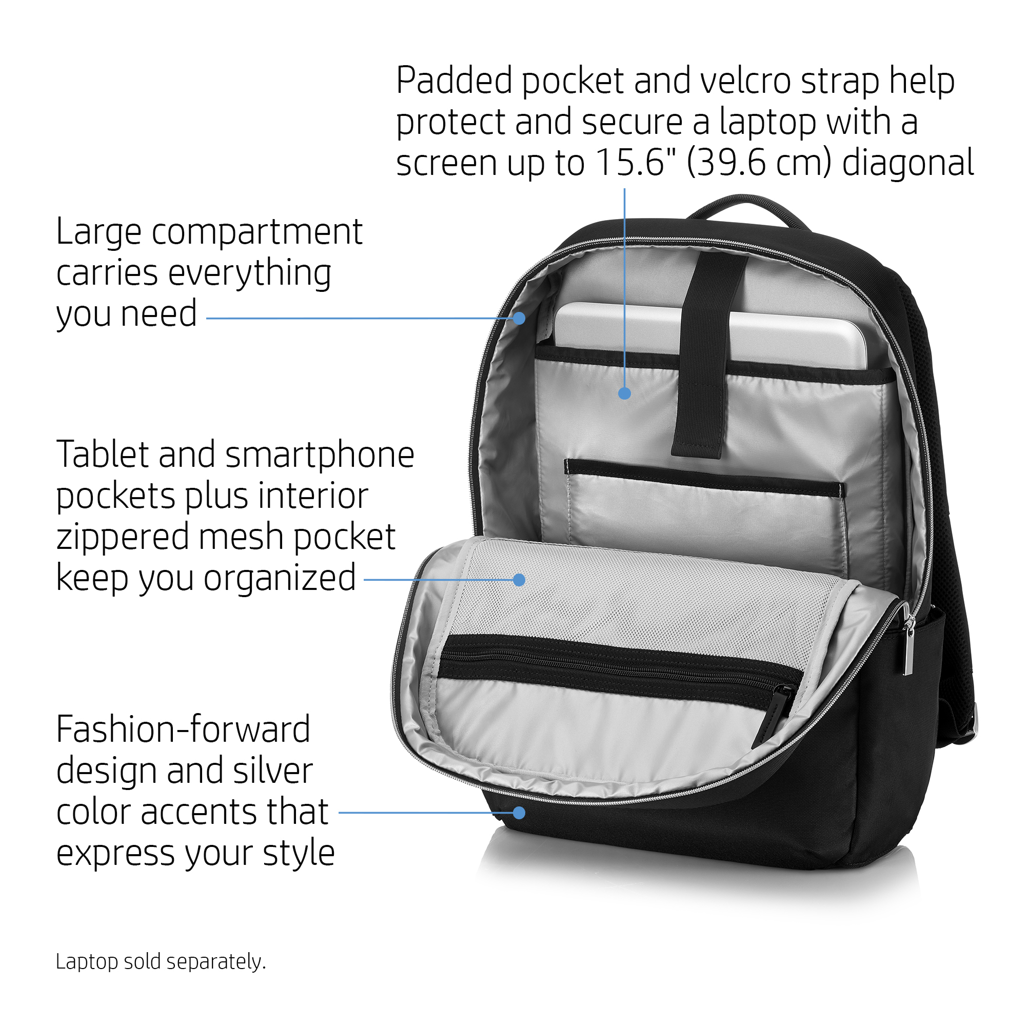 HP 4QF97AA 39.6 cm (15.6") Backpack – image 6