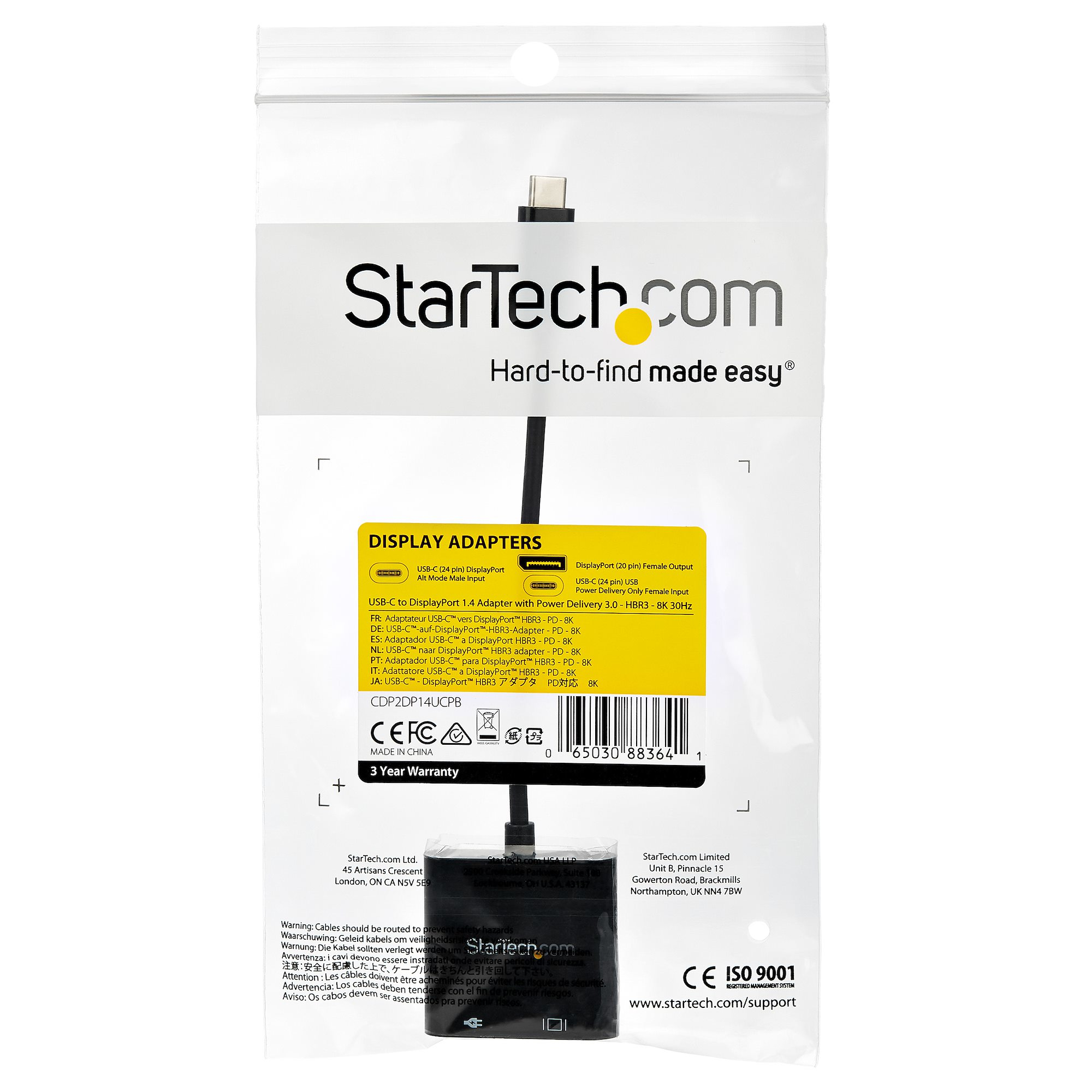 StarTech.com USB C to DisplayPort Adapter with Power Delivery - 8K – image 5