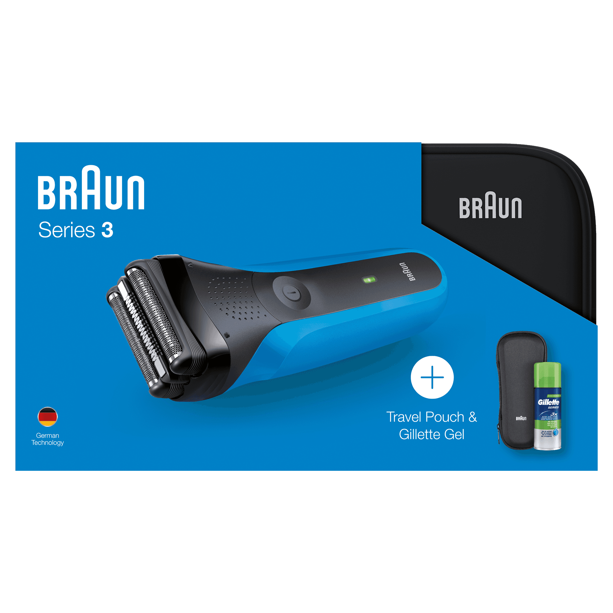 Braun 81645091 men's shaver Foil shaver Trimmer Black, Blue – image 2