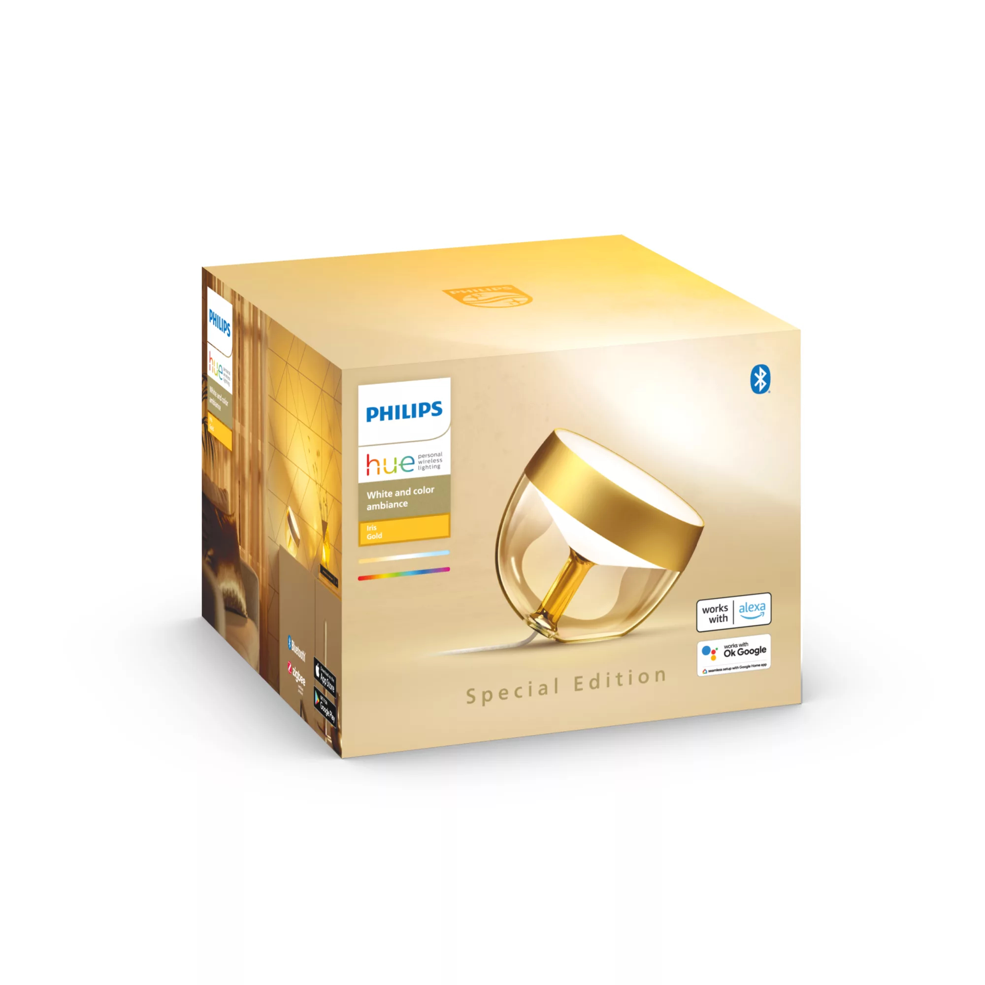 Philips by Signify Philips Hue White and colour ambience Iris gold special edition – image 3