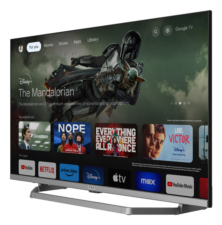 Smart TV saba SA32Q80GTV 32 pouces Full HD QLEDLCD — photo 3