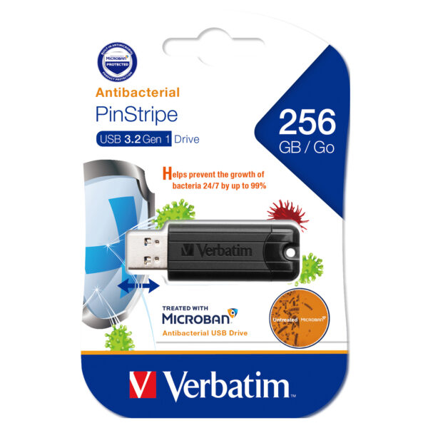 Antibacterial PinStripe USB 3.2 Gen 1 Drive