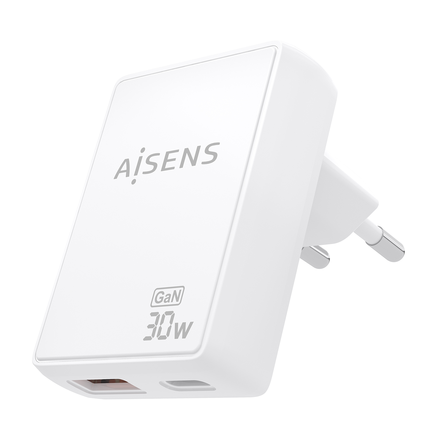 AISENS ASCH-30W2P074-W mobile device charger Digital camera, Mobile phone, Laptop, Smartphone, Tablet, Universal White AC Fast charging Indoor – image 2