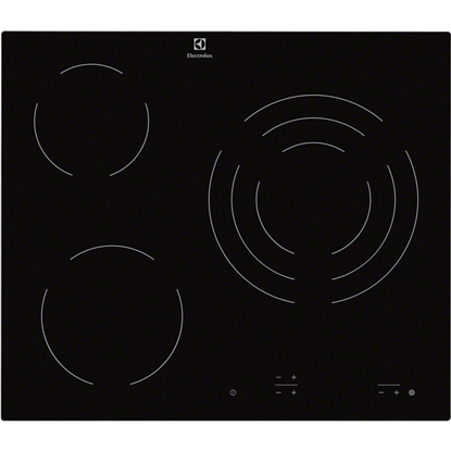 Electrolux EHF6232IOK hob Black Built-in Ceramic hob 3 zone(s)