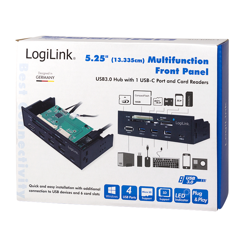 LogiLink UA0341 card reader SATA Internal Black – image 5