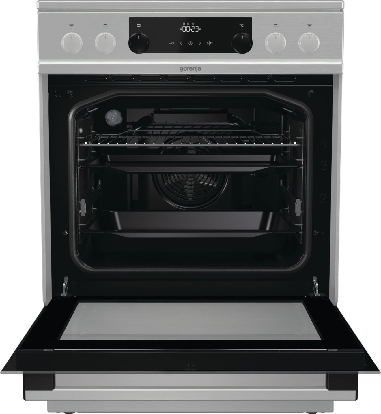 Gorenje EC6353XPA Freestanding cooker Electric Ceramic hob Stainless steel – image 4