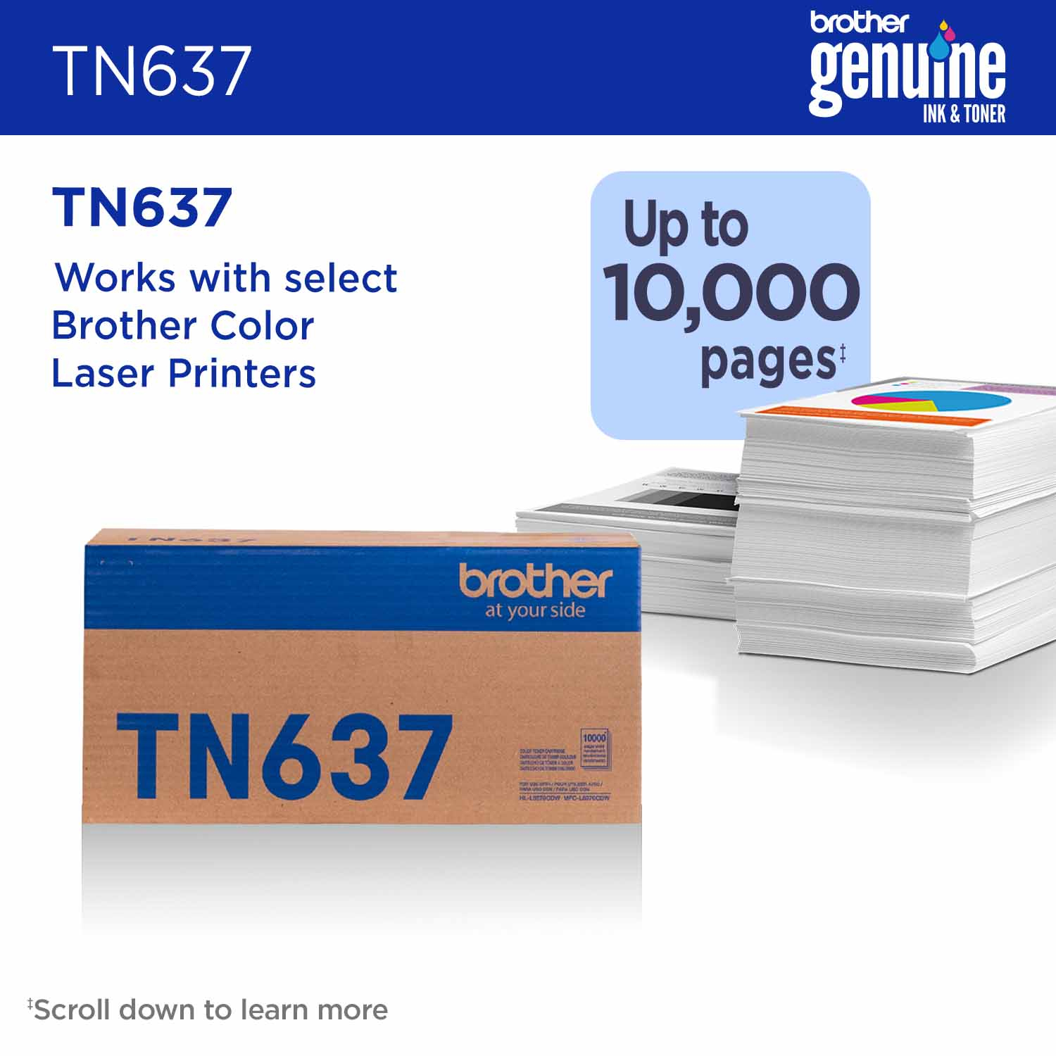 Brother TN-637C toner cartridge 1 pc(s) Original Cyan – image 2