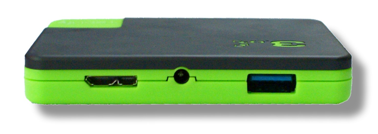 Techly IUSB3-HUB4-BG interface hub 5000 Mbit/s Black, Green – image 3