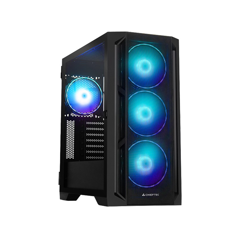 Chieftec PC- Gehäuse GA-01B-L-OP APEX LUMO Midi Tower Nero