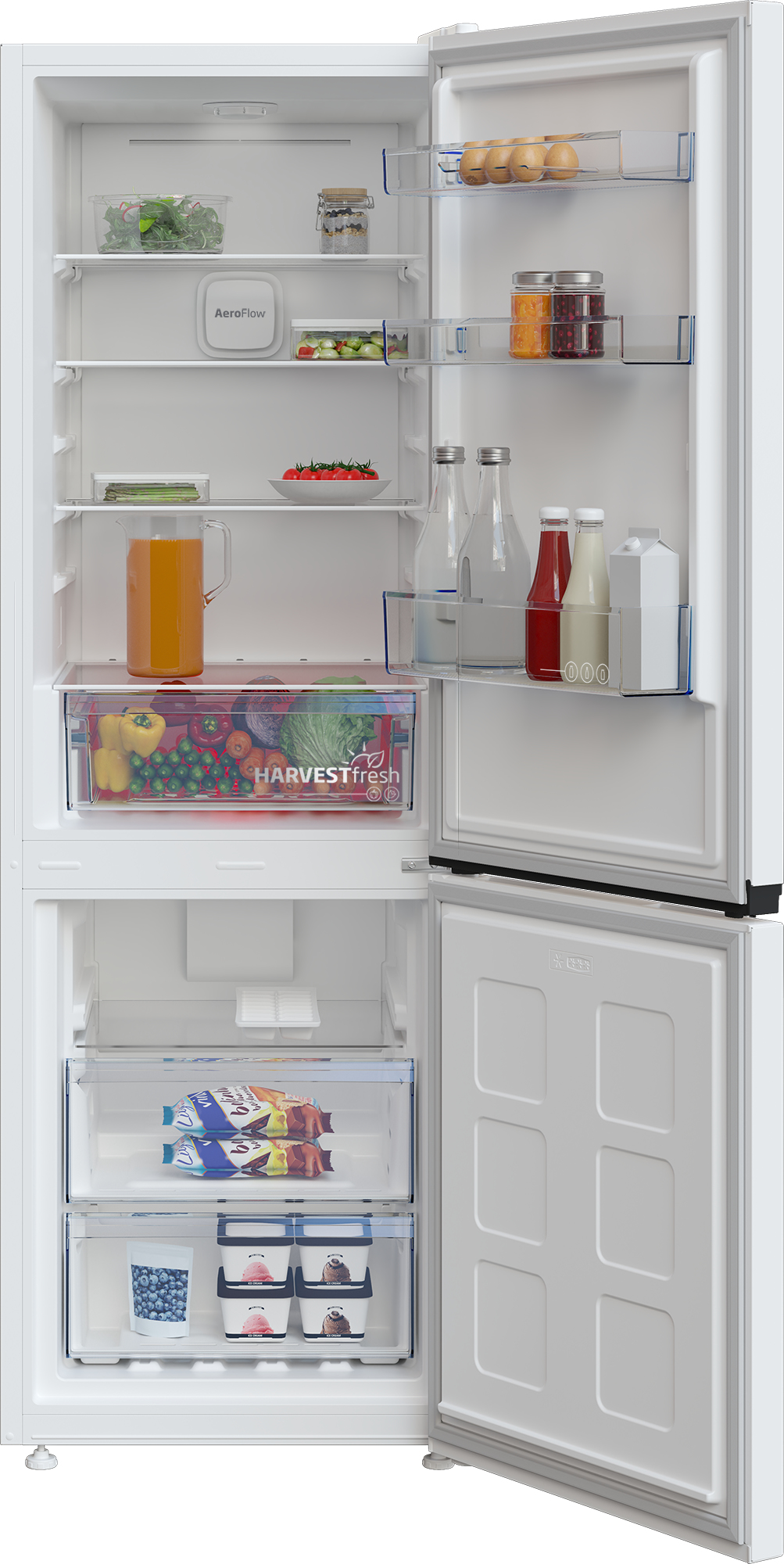 Beko B1RCNA344W fridge-freezer Freestanding – image 4