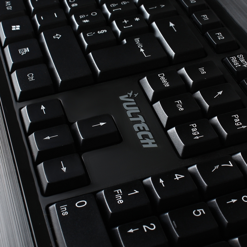 Vultech KM-812W keyboard Mouse included Home RF Wireless QWERTY Italian Black, Grey – image 4