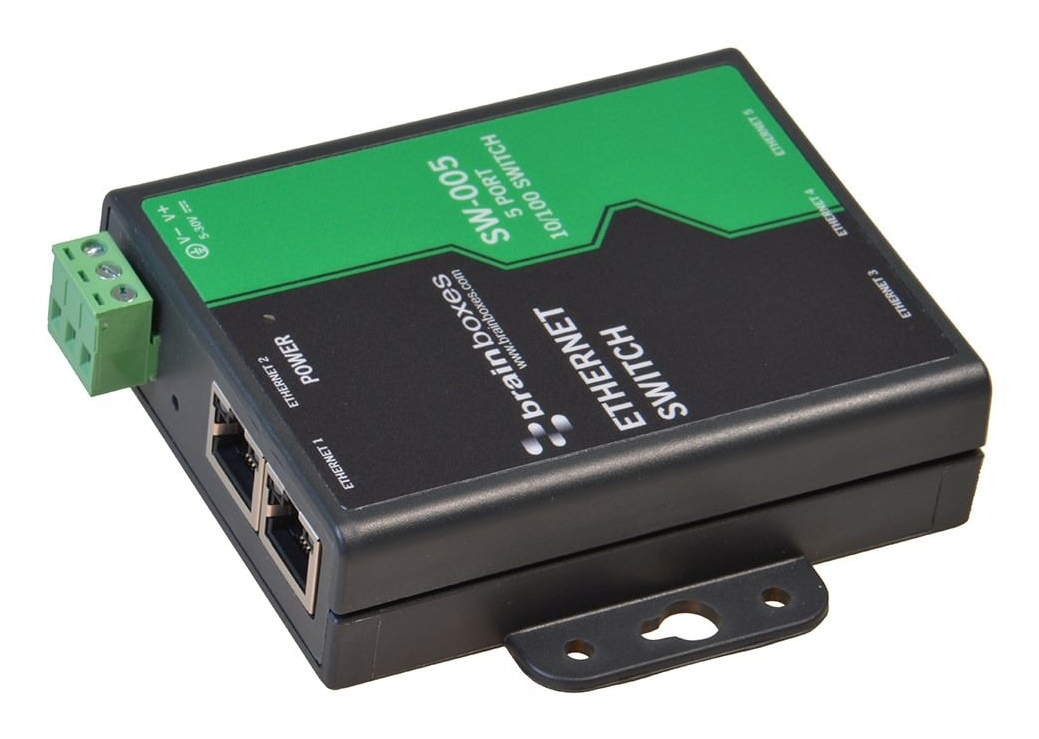 Brainboxes Light Industrial 5 Port 10/100 Ethernet Switch – image 8