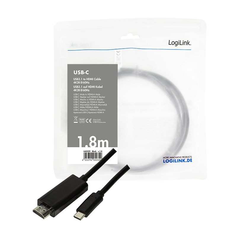 LogiLink UA0329 USB graphics adapter Black – image 5