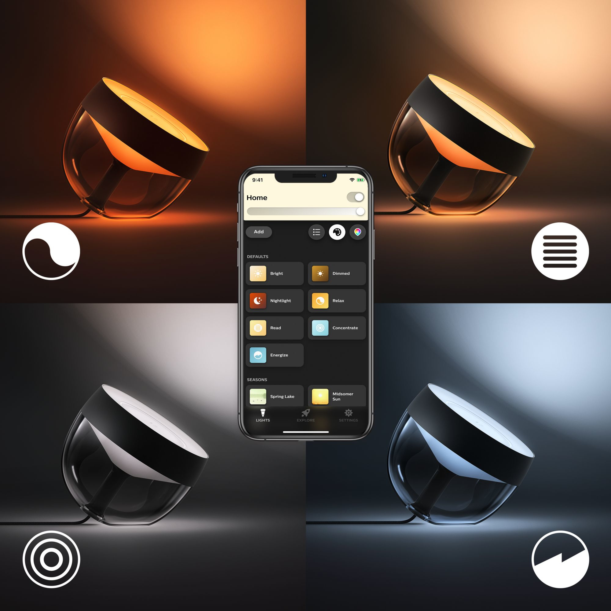 Philips by Signify Philips Hue White and colour ambience Iris table lamp – image 9