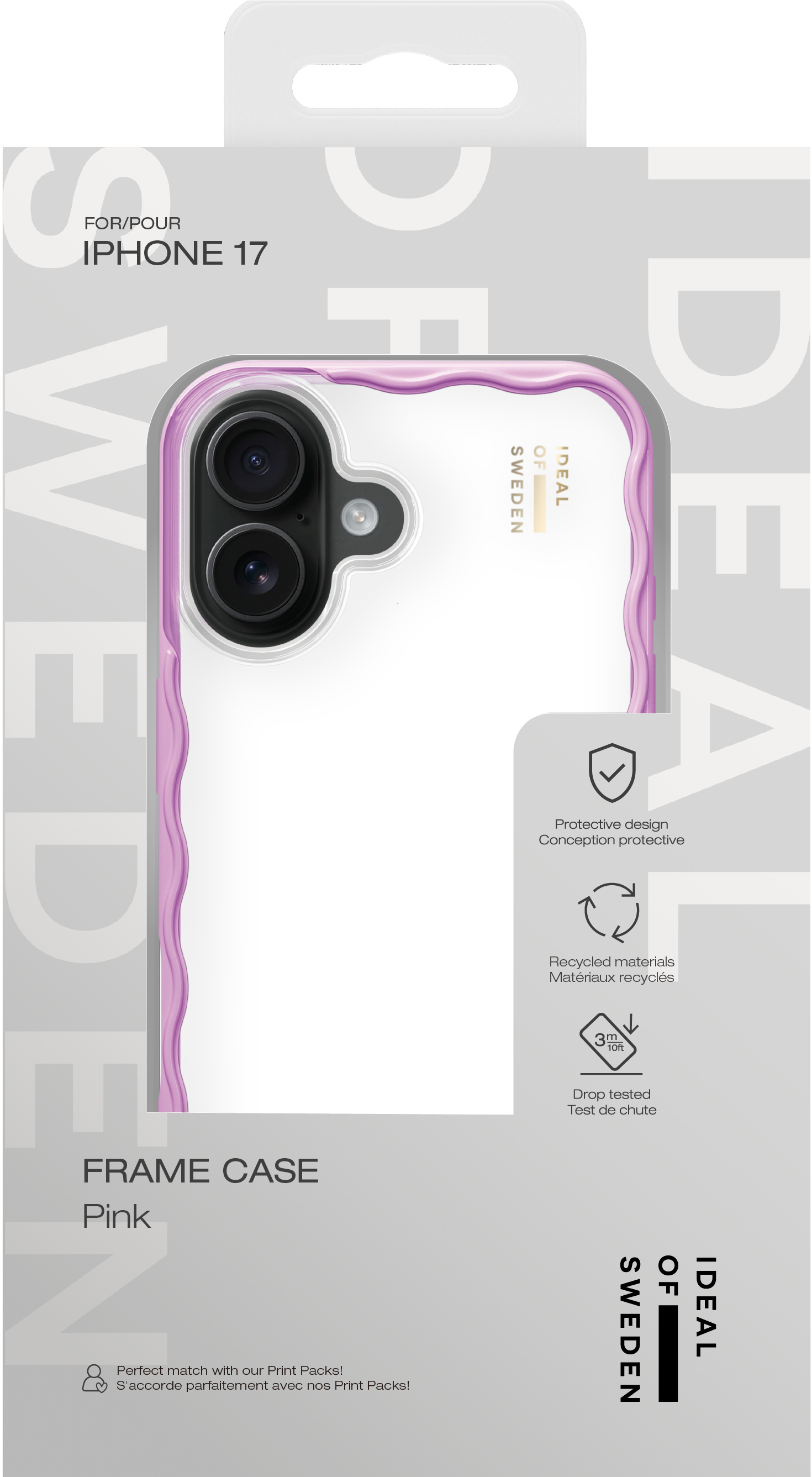 iDeal of Sweden Frame Case iPhone 17 Pink – image 3
