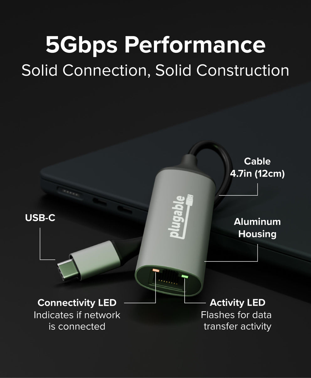 Plugable Technologies USBC-E5000 network card Ethernet 5000 Mbit/s – image 2
