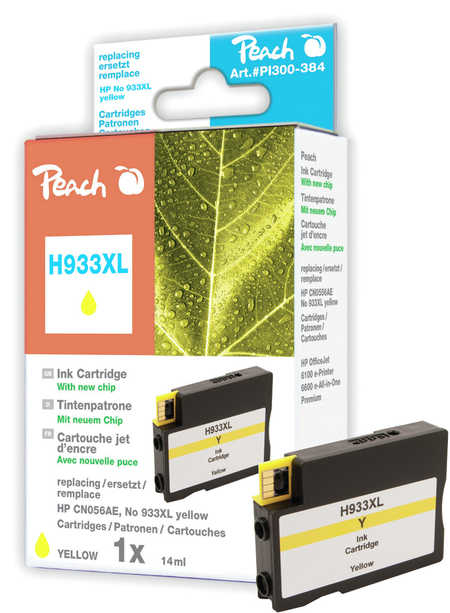 Peach 315750 ink cartridge 1 pc(s) Yellow