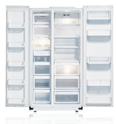 LG GRB2371ECWR side-by-side refrigerator Freestanding White – image 2