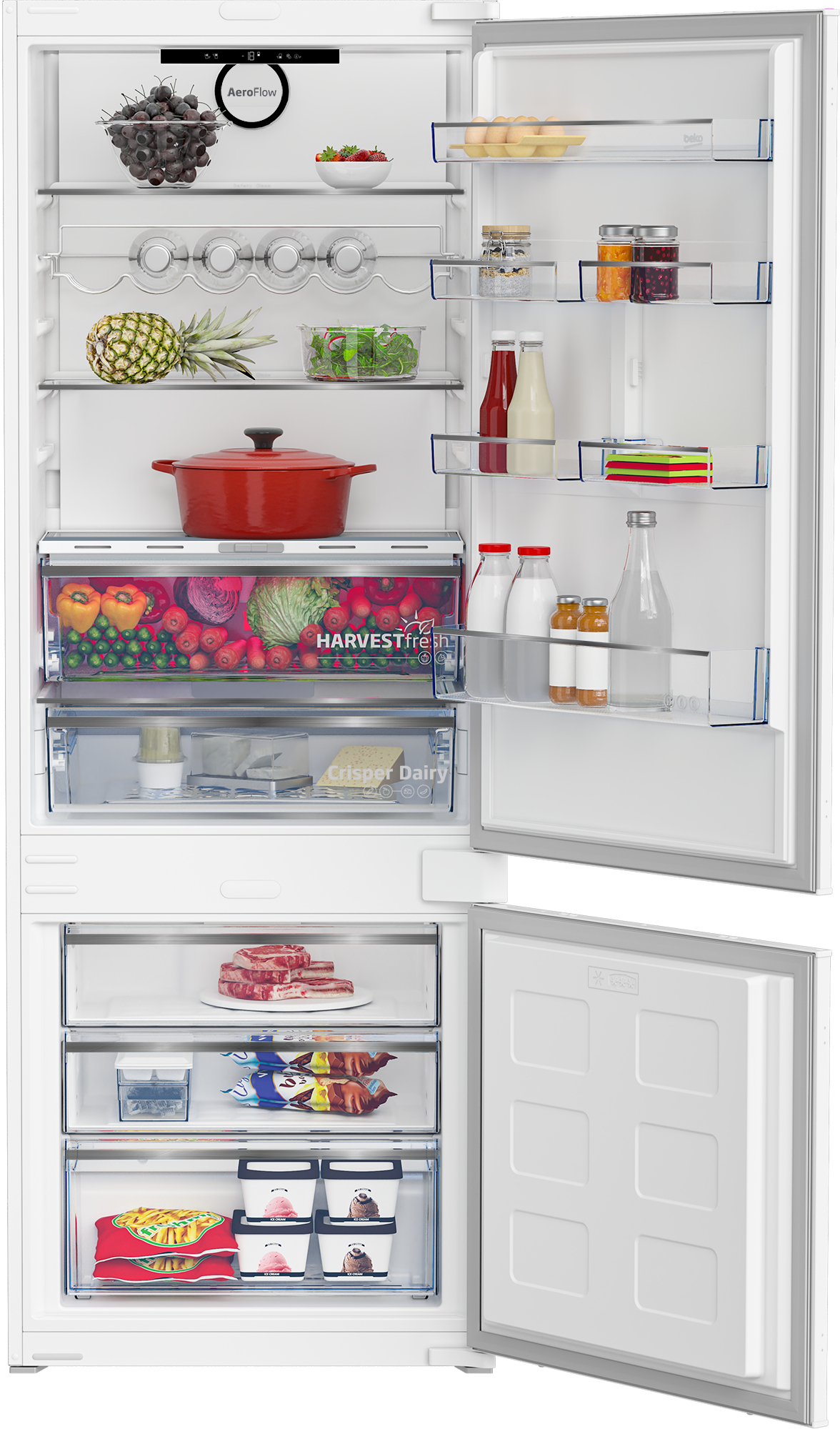 Beko BCNE400E40SN fridge-freezer Built-in – image 2