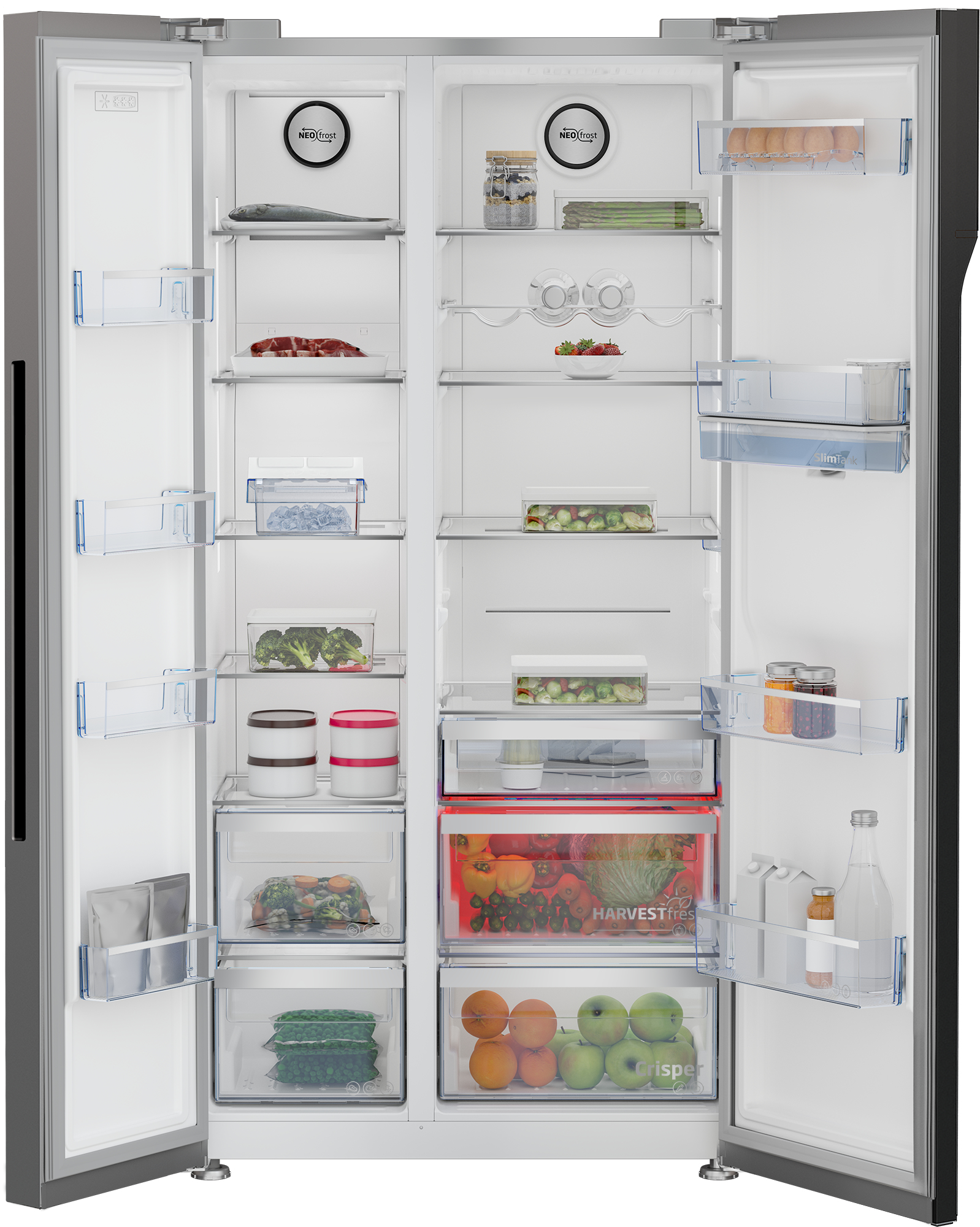 Beko GN163131ZIEN side-by-side refrigerator Freestanding – image 4