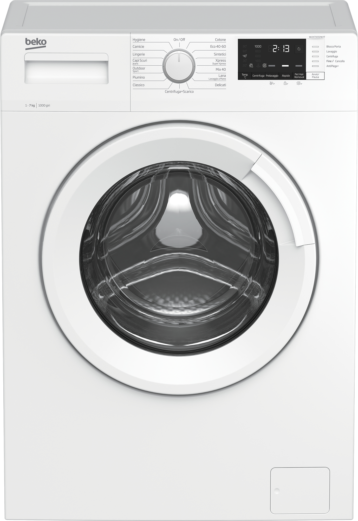 Beko WUX71032W/IT — vue 1 sur 4